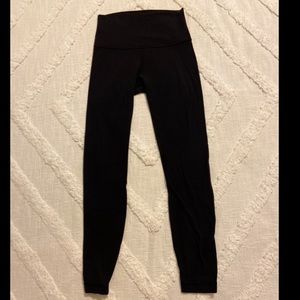 LULULEMON BLACK WUNDER UNDER LEGGINGS